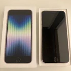 iPhone SE 第3世代 64GB （9）バッテリー100%表面傷あり