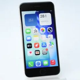 【バッテリー最大容量 :100％】au SIMフリー iPhoneSE 第３世代 64GBスターライト