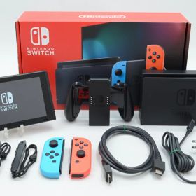【中古】Nintendo Switch 本体 2019 【Joy-Con(L)ネオンブルー/(R)ネオンレッド】 HAD-S-KABAA