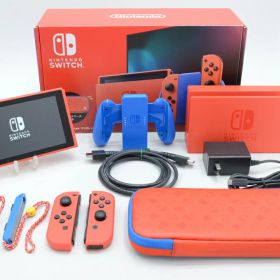 【中古】Nintendo Switch マリオレッド×ブルーセット 【Joy-Con オリジナルデザイン】 HAD-S-RAAAF