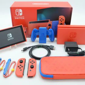 【中古】Nintendo Switch マリオレッド×ブルーセット 【Joy-Con オリジナルデザイン】 HAD-S-RAAAF