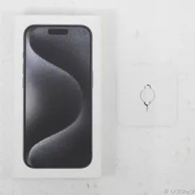 〔中古品〕 iPhone15 Pro 128GB ブラックチタニウム MTU73J／A SIMフリー【269】