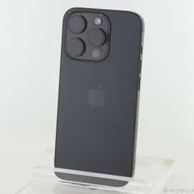 〔中古品〕 iPhone15 Pro 128GB ブラックチタニウム MTU73J／A SIMフリー【368】