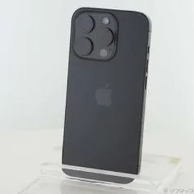 〔中古品〕 iPhone15 Pro 128GB ブラックチタニウム MTU73J／A SIMフリー【305】