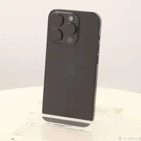 〔中古品〕 iPhone15 Pro 128GB ブラックチタニウム MTU73J／A SIMフリー【262】