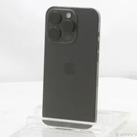 〔中古品〕 iPhone15 Pro 128GB ブラックチタニウム MTU73J／A SIMフリー【349】
