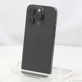 〔中古品〕 iPhone15 Pro 128GB ブラックチタニウム MTU73J／A SIMフリー【198】