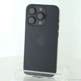 〔中古品〕 iPhone15 Pro 128GB ブラックチタニウム MTU73J／A SIMフリー【344】