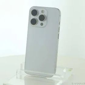 〔中古品〕 iPhone15 Pro 128GB ホワイトチタニウム MTU83J／A SIMフリー【305】