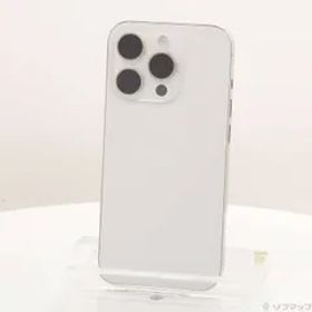〔中古品〕 iPhone15 Pro 128GB ホワイトチタニウム MTU83J／A SIMフリー【258】