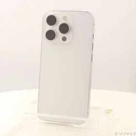 〔中古品〕 iPhone15 Pro 128GB ホワイトチタニウム MTU83J／A SIMフリー【349】