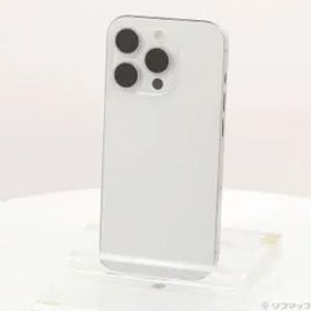 〔中古品〕 iPhone15 Pro 128GB ホワイトチタニウム MTU83J／A SIMフリー【368】