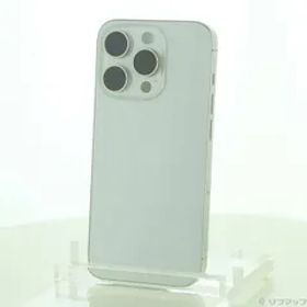 〔中古品〕 iPhone15 Pro 128GB ホワイトチタニウム MTU83J／A SIMフリー【269】