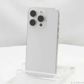 〔中古品〕 iPhone15 Pro 128GB ホワイトチタニウム MTU83J／A SIMフリー【262】