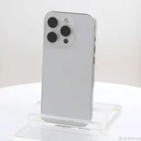 〔中古品〕 iPhone15 Pro 128GB ホワイトチタニウム MTU83J／A SIMフリー【247】