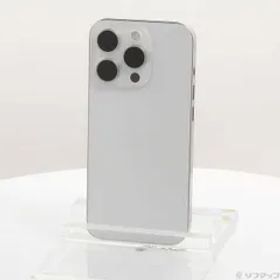 〔中古品〕 iPhone15 Pro 128GB ホワイトチタニウム MTU83J／A SIMフリー【198】