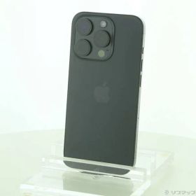〔中古品〕 iPhone15 Pro 256GB ブラックチタニウム MTUC3J／A SIMフリー【371】