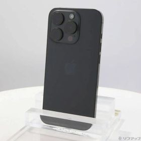 〔中古品〕 iPhone15 Pro 256GB ブラックチタニウム MTUC3J／A SIMフリー【368】