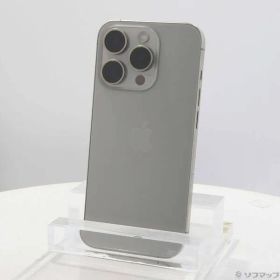 〔中古品〕 iPhone15 Pro 256GB ナチュラルチタニウム MTUF3J／A SIMフリー【344】