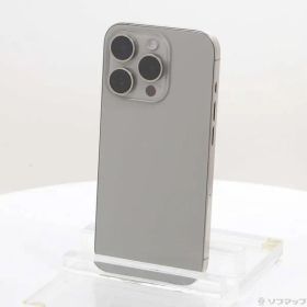 〔中古品〕 iPhone15 Pro 256GB ナチュラルチタニウム MTUF3J／A SIMフリー【297】