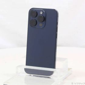 〔中古品〕 iPhone15 Pro 256GB ブルーチタニウム MTUG3J／A SIMフリー【258】