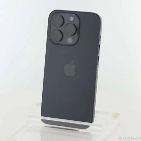 〔中古品〕 iPhone15 Pro 512GB ブラックチタニウム MTUH3J／A SIMフリー【368】