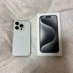 iPhone15pro ホワイトチタニウム 128G SIMフリー