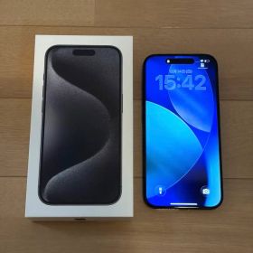 【海外版SIMフリー】 iPhone15Pro 256GB ブラックチタニウム