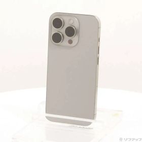 〔中古品〕 iPhone15 Pro 128GB ナチュラルチタニウム MTU93J／A SIMフリー【371】