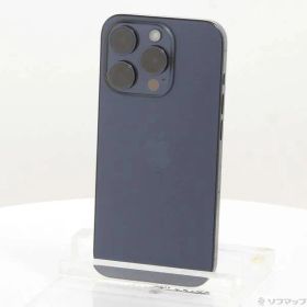 〔中古品〕 iPhone15 Pro 128GB ブルーチタニウム MTUA3J／A SIMフリー【348】