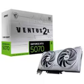 MSI エムエスアイ GeForce RTX 5070 12G VENTUS 2X OC WHITE グラフィックボード GeForce RTX 5070 12G VENTUS 2X OC WHITE