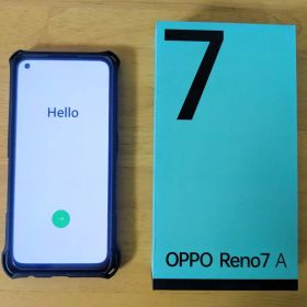 【美品】OPPO Reno7 A スターリーブラック simフリー 128GB