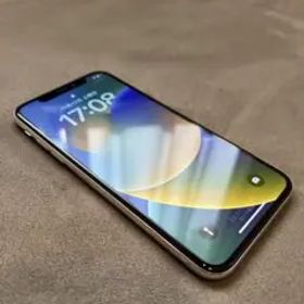 【美品】iPhoneX 256GB シルバー バッテリー100%