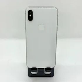 【良品】【新品バッテリー100%】 iPhone X 256GB シルバー 7640 SIMフリー