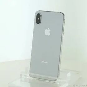 〔中古品〕 iPhoneX 64GB シルバー MQAY2J／A SIMフリー【348】