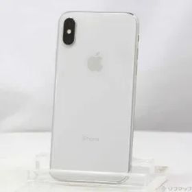 〔中古品〕 iPhoneX 64GB シルバー MQAY2J／A SIMフリー【262】