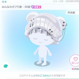 Crazyくま耳＆牙付ニット帽／白 | ピグパ(ピグパーティ)のアカウントデータ、RMTの販売・買取一覧