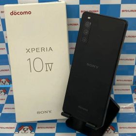 【中古】即日発送可Xperia 10 IV 128GB ブラック SO-52C docomo版SIMフリー