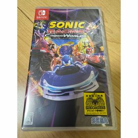 セガ(SEGA)のSwitch SEGA『ソニックレーシング クロスワールド』新品未開封 特典付き(家庭用ゲームソフト)