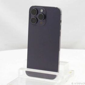 〔中古品〕 iPhone14 Pro Max 128GB ディープパープル MQ993J／A SIMフリー【251】