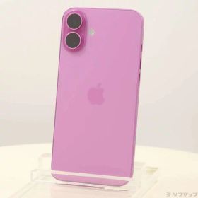 【中古】Apple(アップル) iPhone16 Plus 128GB ピンク 3N345J／A SIMフリー 【305-ud】