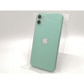 【中古】Apple au 【SIMロック解除済み】 iPhone 11 64GB グリーン MWLY2J/A【大須2】保証期間１ヶ月【ランクC】