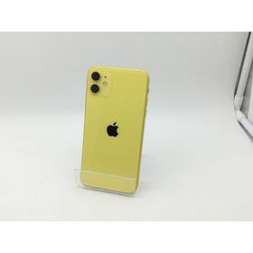 【中古】Apple docomo 【SIMロック解除済み】 iPhone 11 64GB イエロー MWLW2J/A【神戸】保証期間１ヶ月【ランクC】
