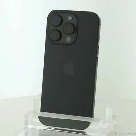 〔中古品〕 iPhone16 Pro 128GB ブラックチタニウム MYMV3J／A SIMフリー【352】