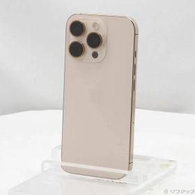 〔中古品〕 iPhone16 Pro 256GB デザートチタニウム MYN23J／A SIMフリー【377】