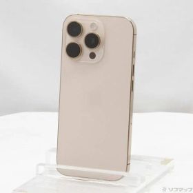 〔中古品〕 iPhone16 Pro 256GB デザートチタニウム MYN23J／A SIMフリー【258】