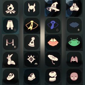 連携2つのみ ミミズク 焚き火 耳飾り 魔デ 袴 etc.. | Sky 星を紡ぐ子どもたちのアカウントデータ、RMTの販売・買取一覧