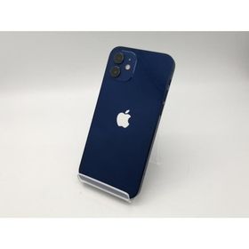 【中古】Apple au 【SIMロック解除済み】 iPhone 12 128GB ブルー MGHX3J/A【三宮駅前】保証期間１週間【ランクC】