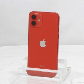 〔中古〕Apple(アップル) iPhone12 64GB プロダクトレッド MGHQ3J／A SIMフリー〔276-ud〕