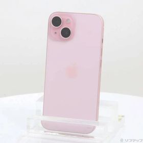 〔中古品〕 iPhone15 256GB ピンク MTMP3J／A SIMフリー【262】